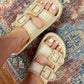 Beachy Nude Sandals