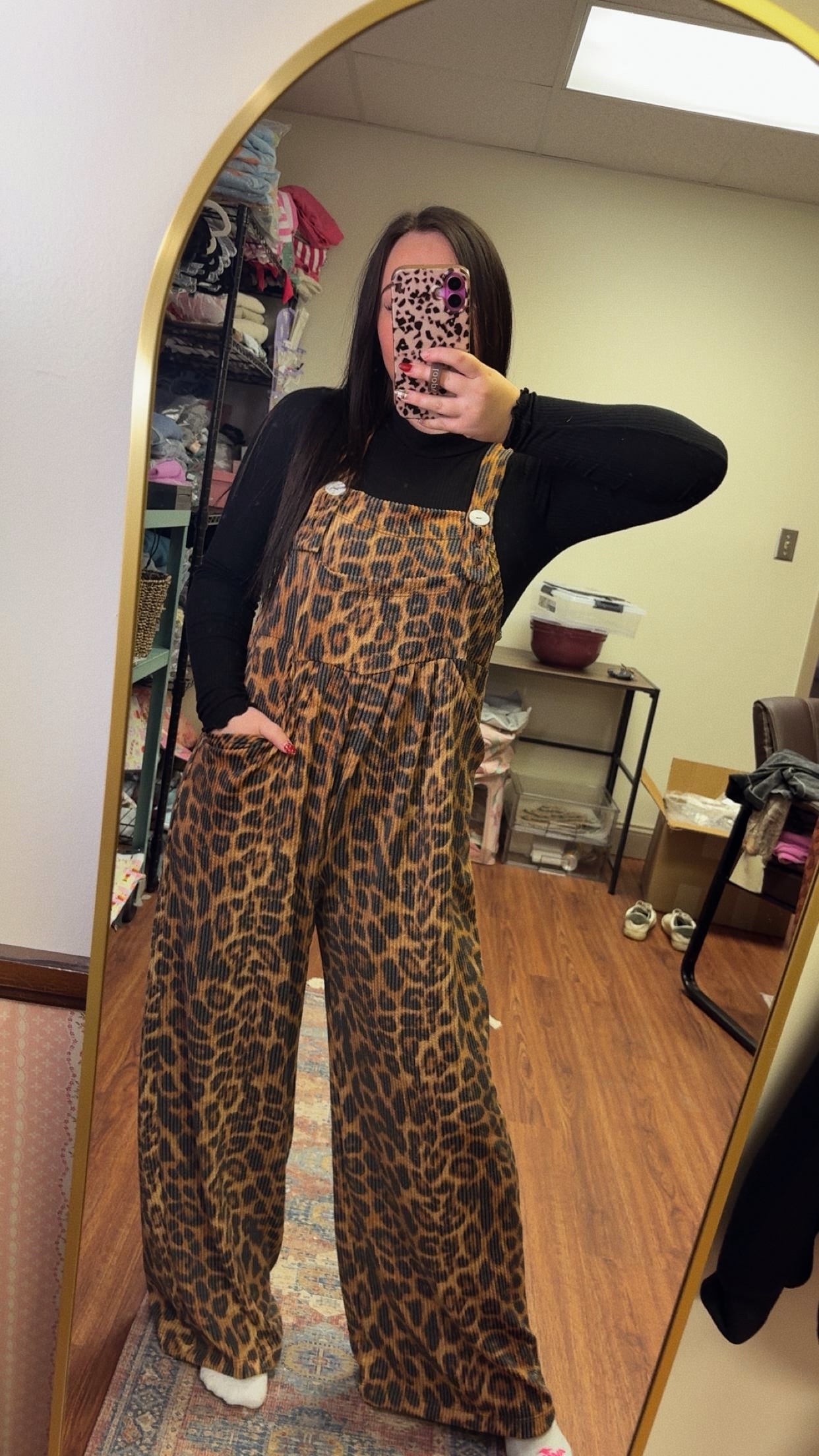Stay Wild Leopard Overalls