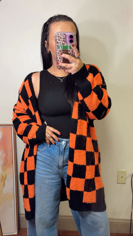 Cloud Cardigan - Checker