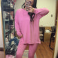 Timeless Long Sleeve Set- Pink