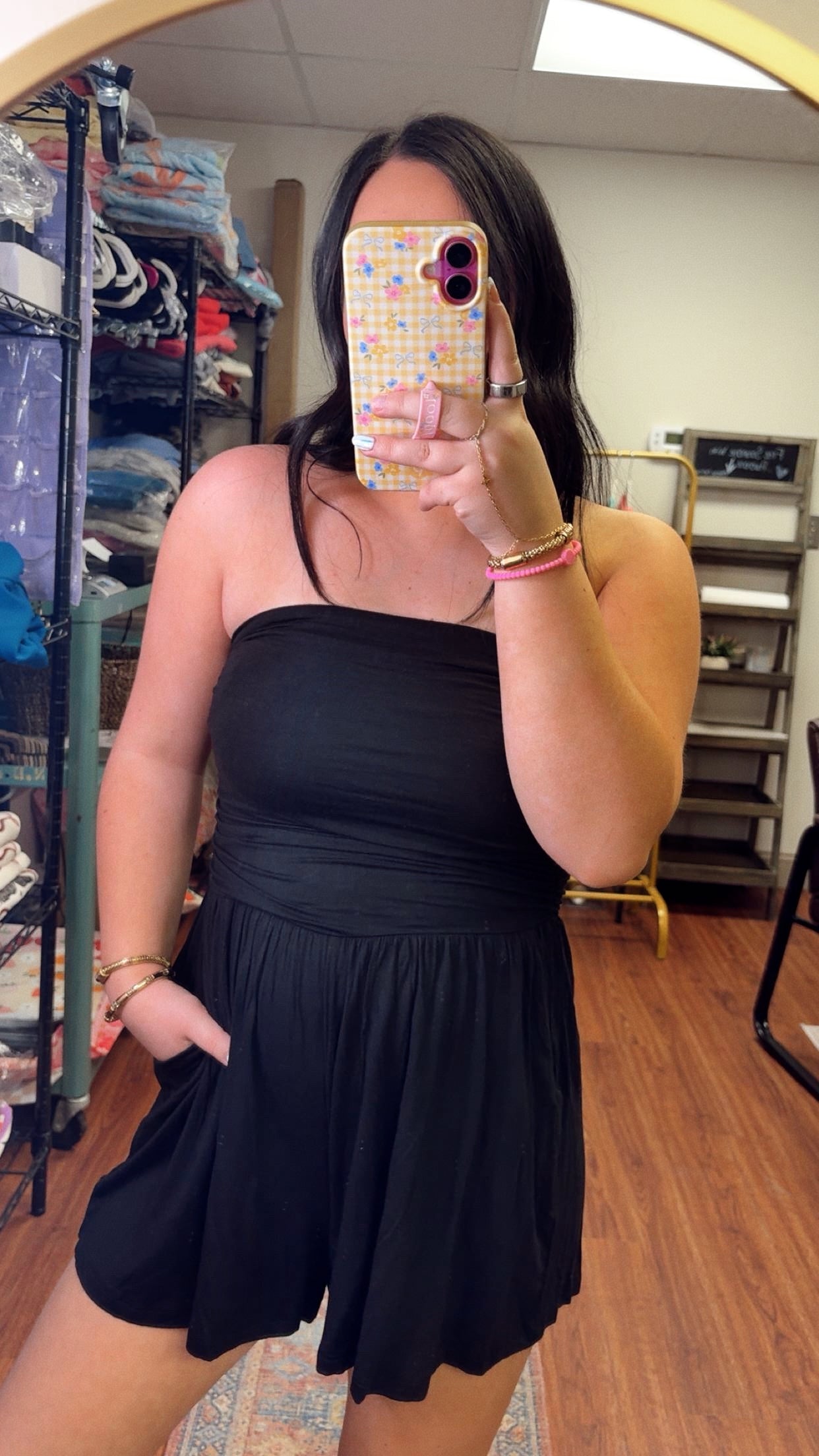 Dolled Up Romper- Black