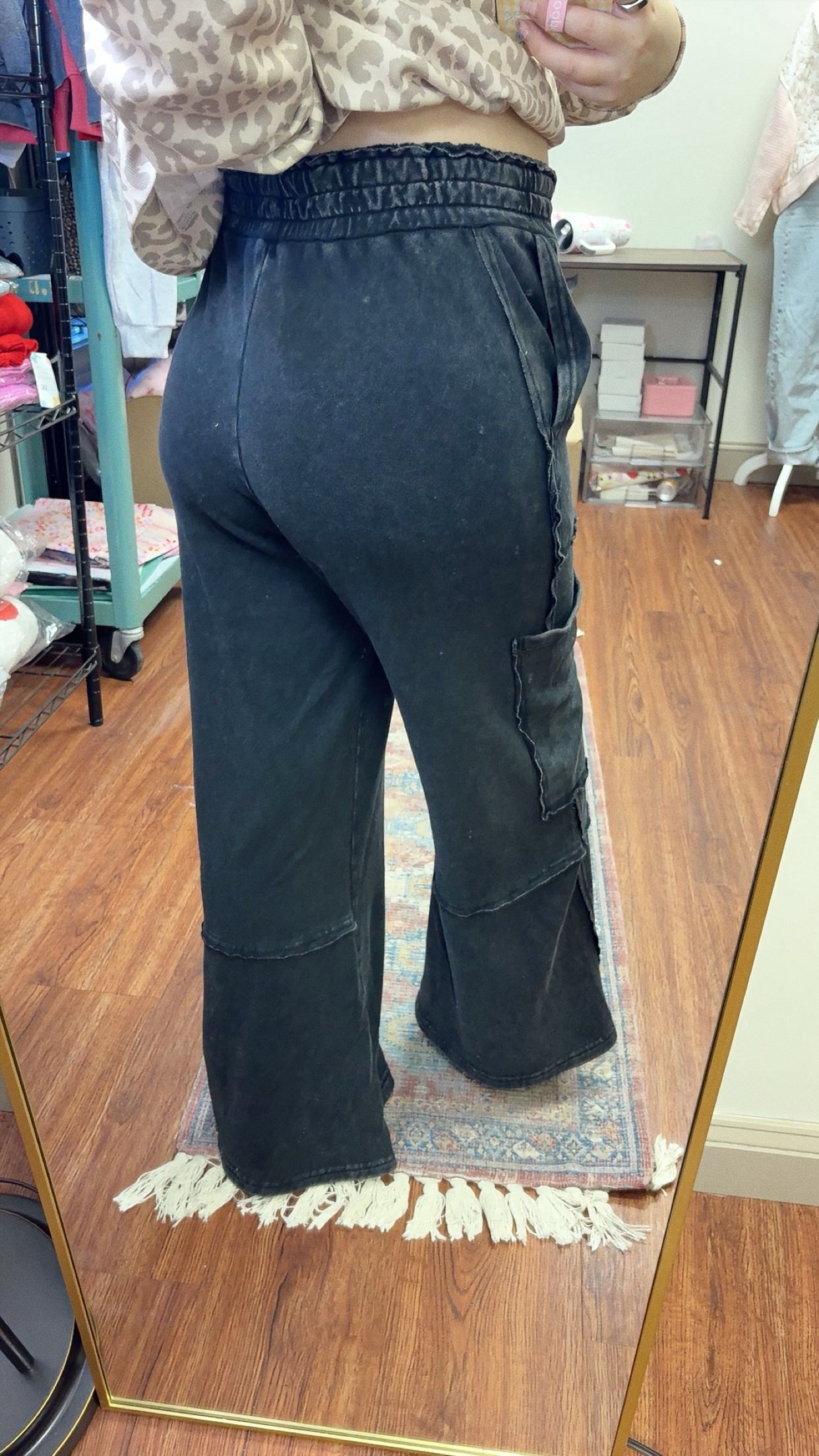 Comfort Is Key Sweatpants- Black