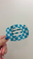 Checker Flat Claw Clips