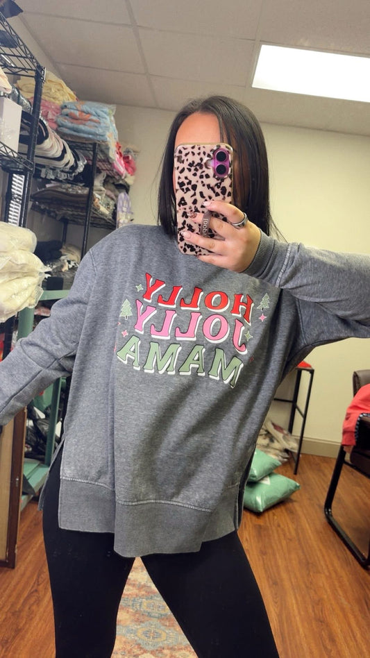 Holly Jolly Mama Crewneck