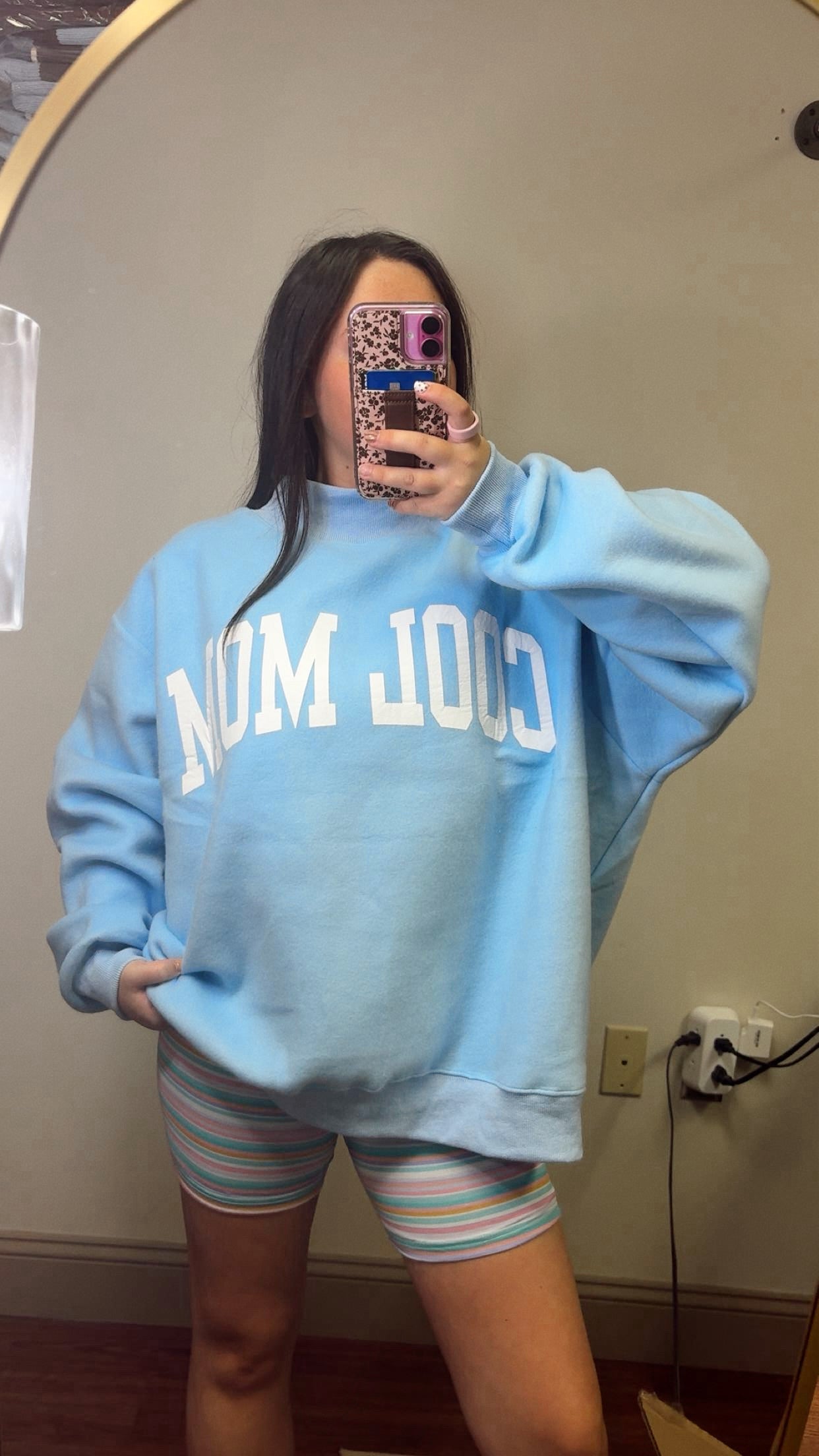 Mother Reversible Mockneck Sweatshirt