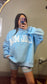 Mother Reversible Mockneck Sweatshirt