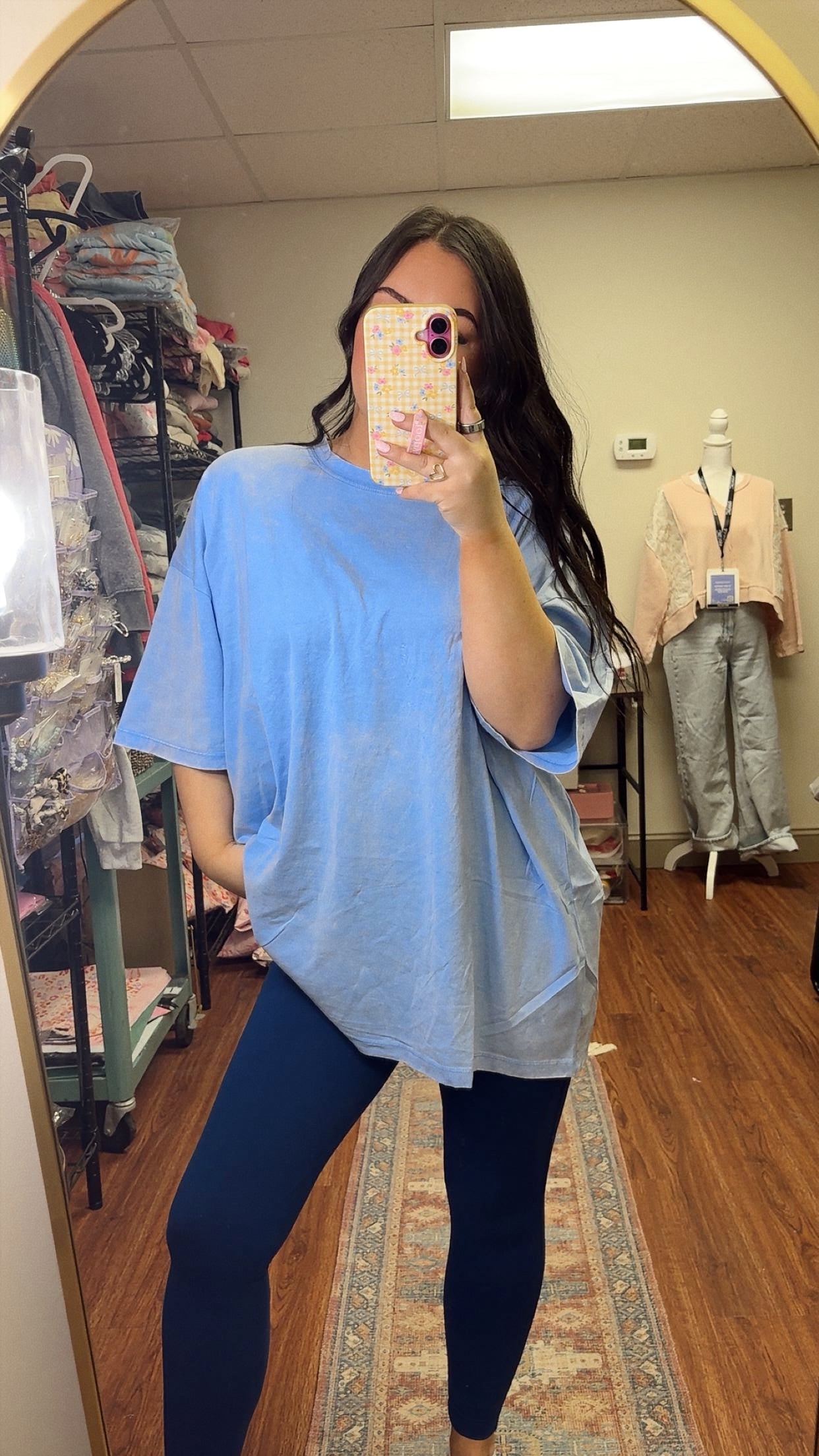 The Necessity Oversized Tee- Blue