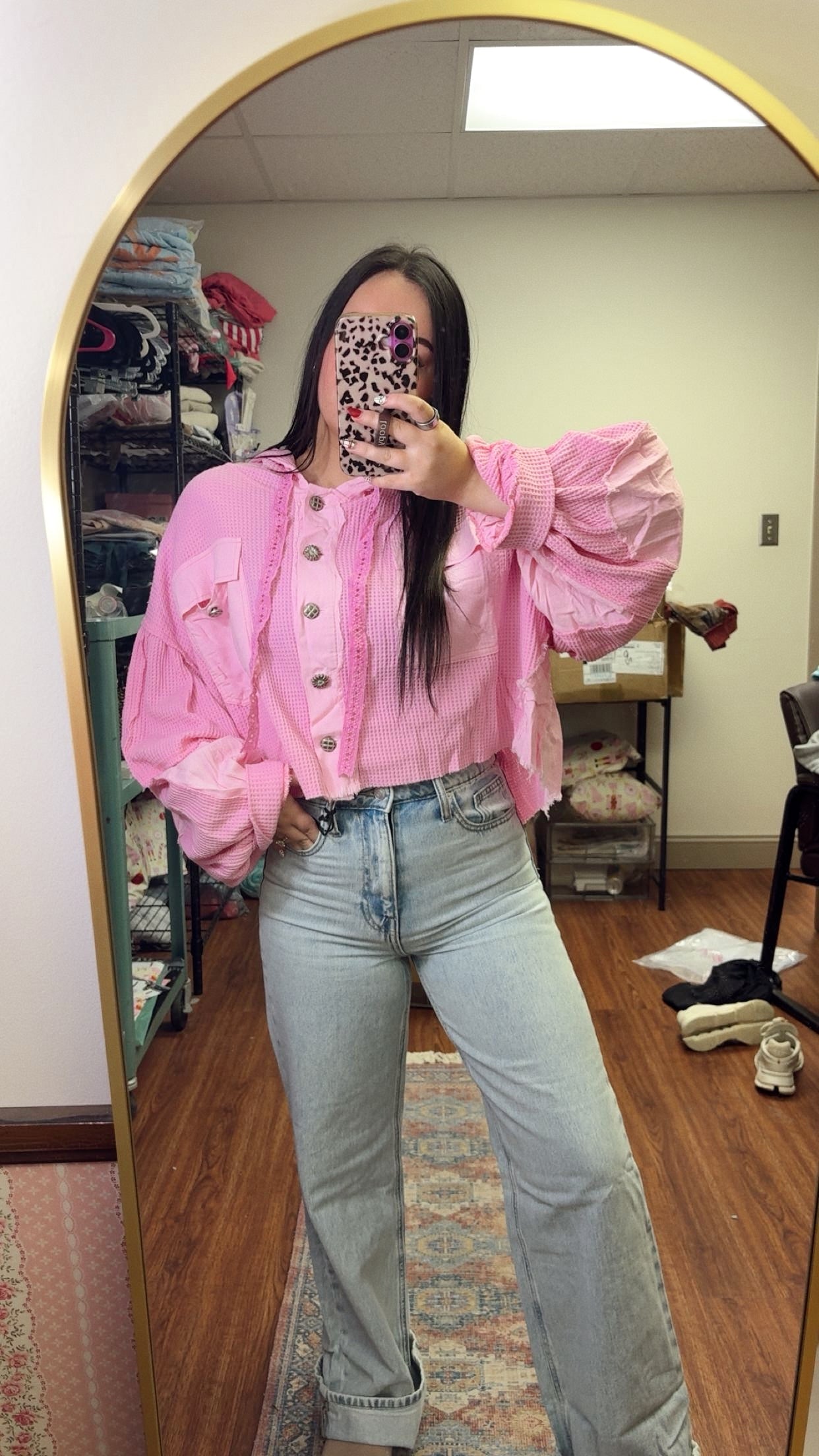 Bubblegum POL Shacket