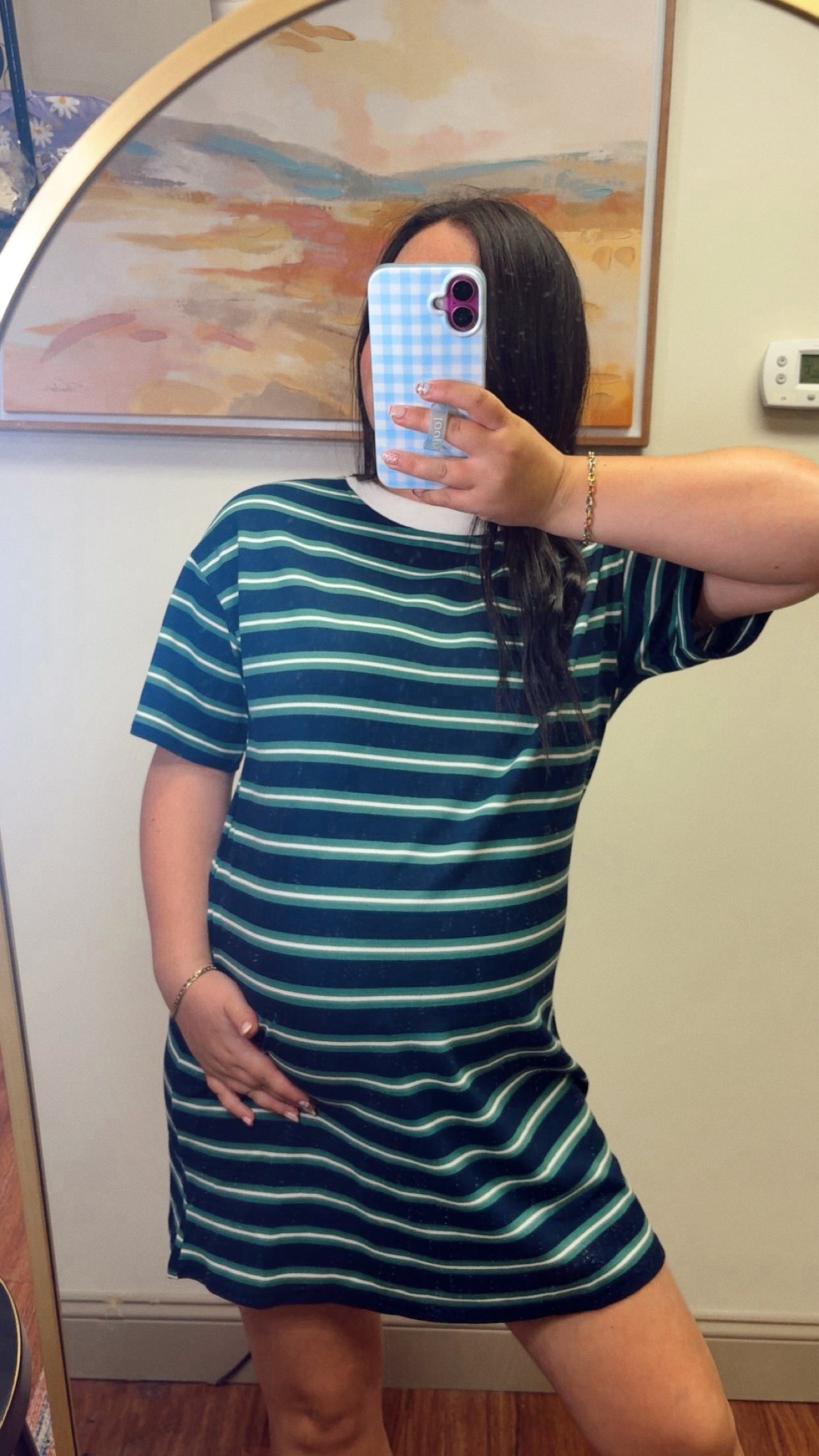 Harbor Stripe Tee Dress