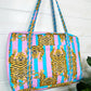 Hand Quilted Overnight Bag- Cotton Candy