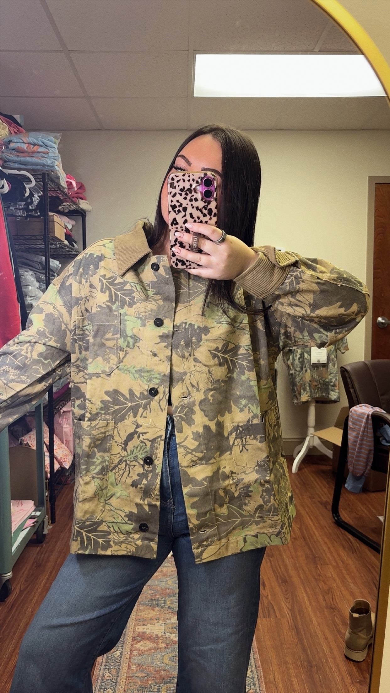 Camo Craze Barn Jacket