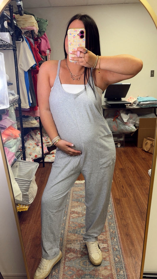 Everyday Jumpsuit - Heather Gray