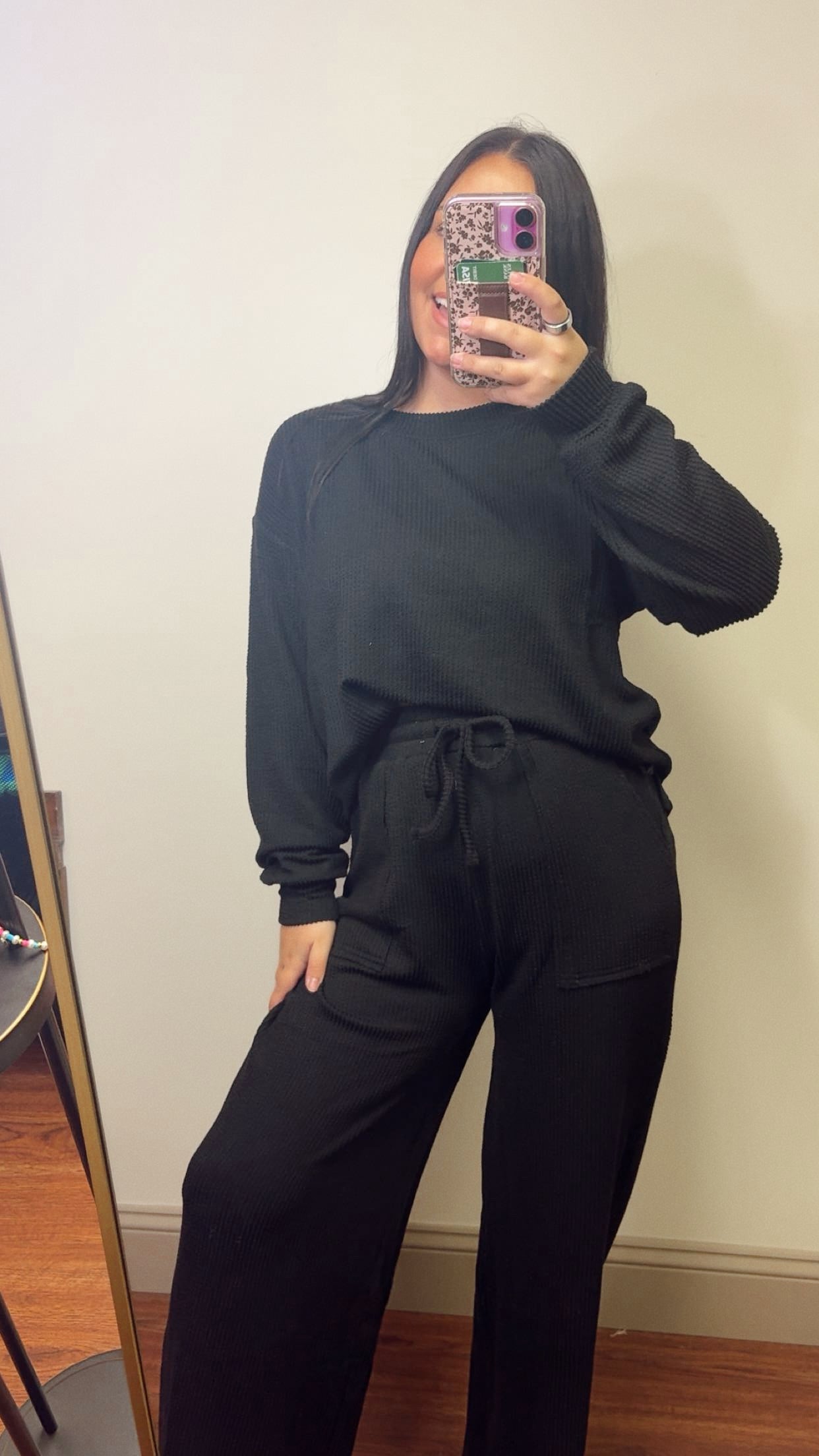 Cozy Girl Set - Black