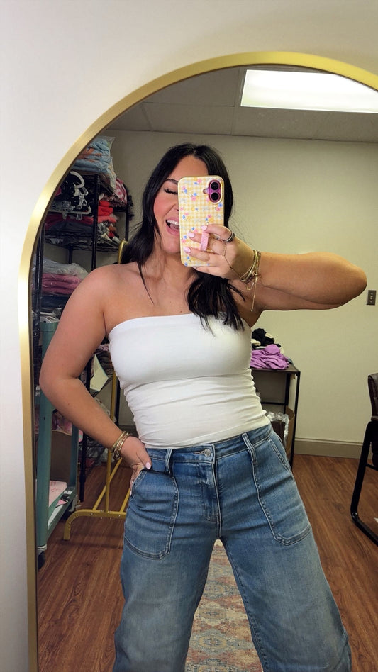 Basic Tube Top- White
