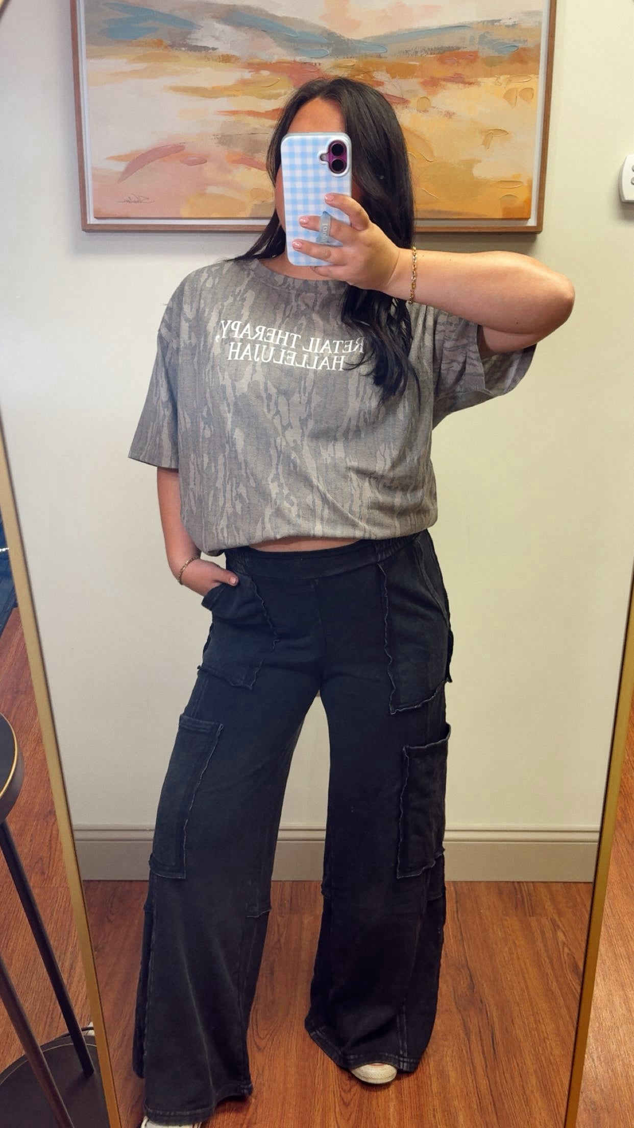 Cargo Cutie Sweatpants - Black