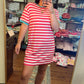 Living In Stripes Tee Dress