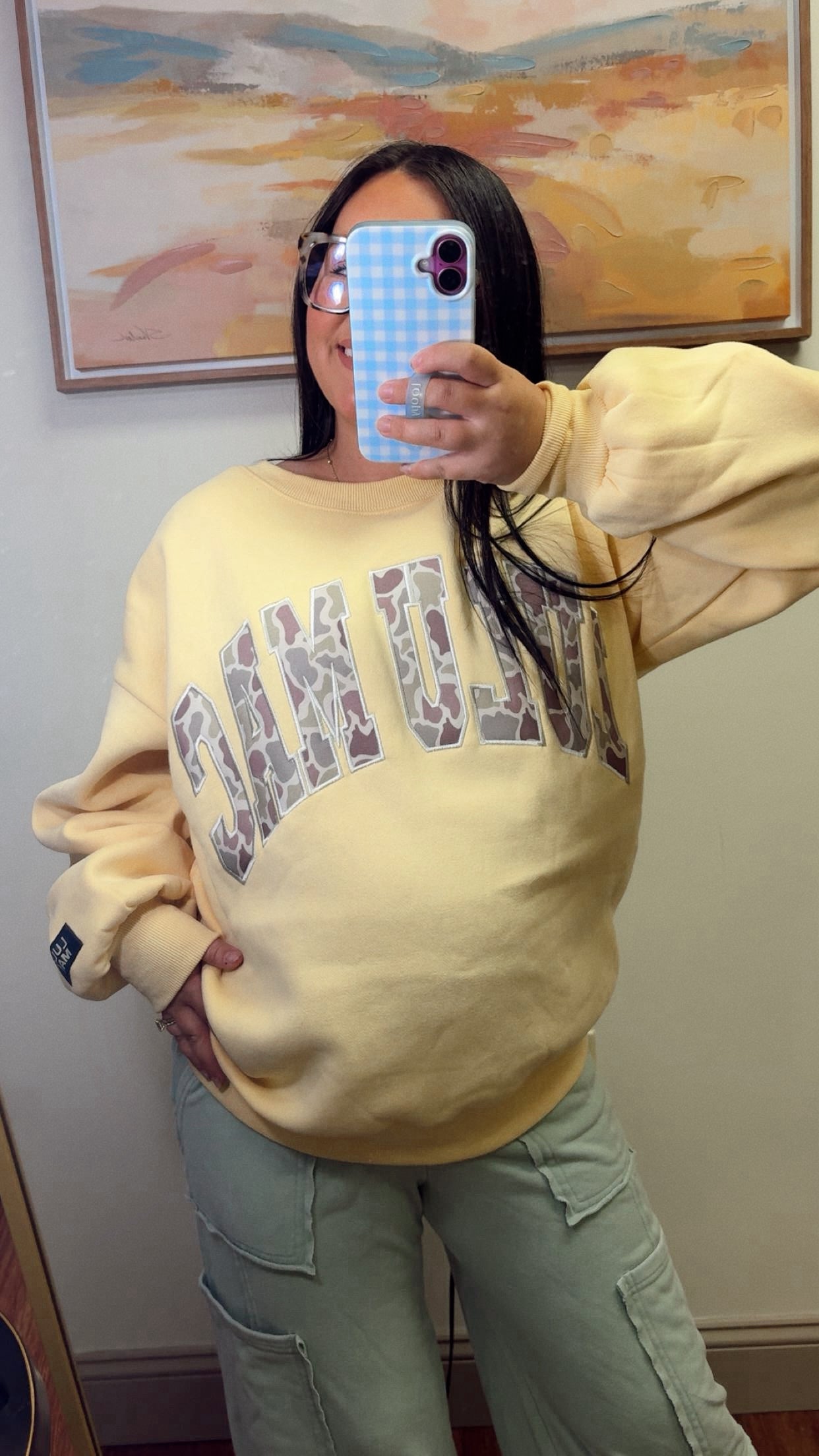 Lulu Mac Crewneck - Butter Camo