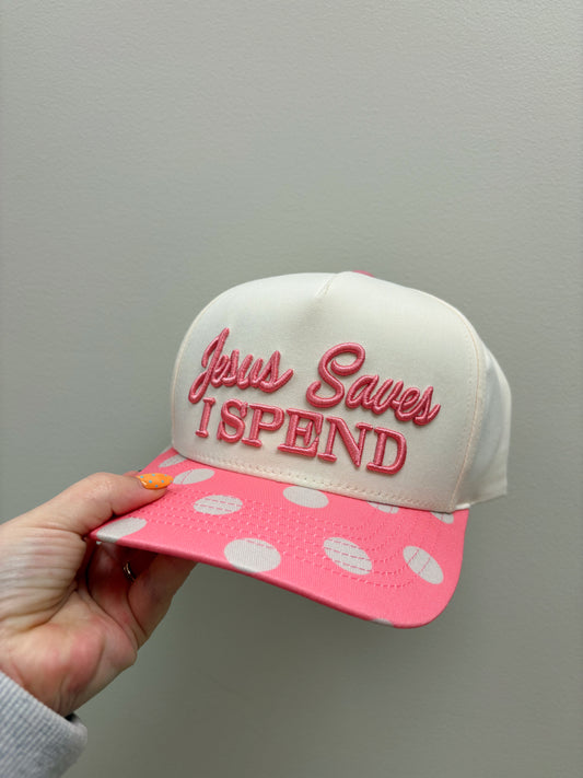 Jesus Saves Polka Dot Hat
