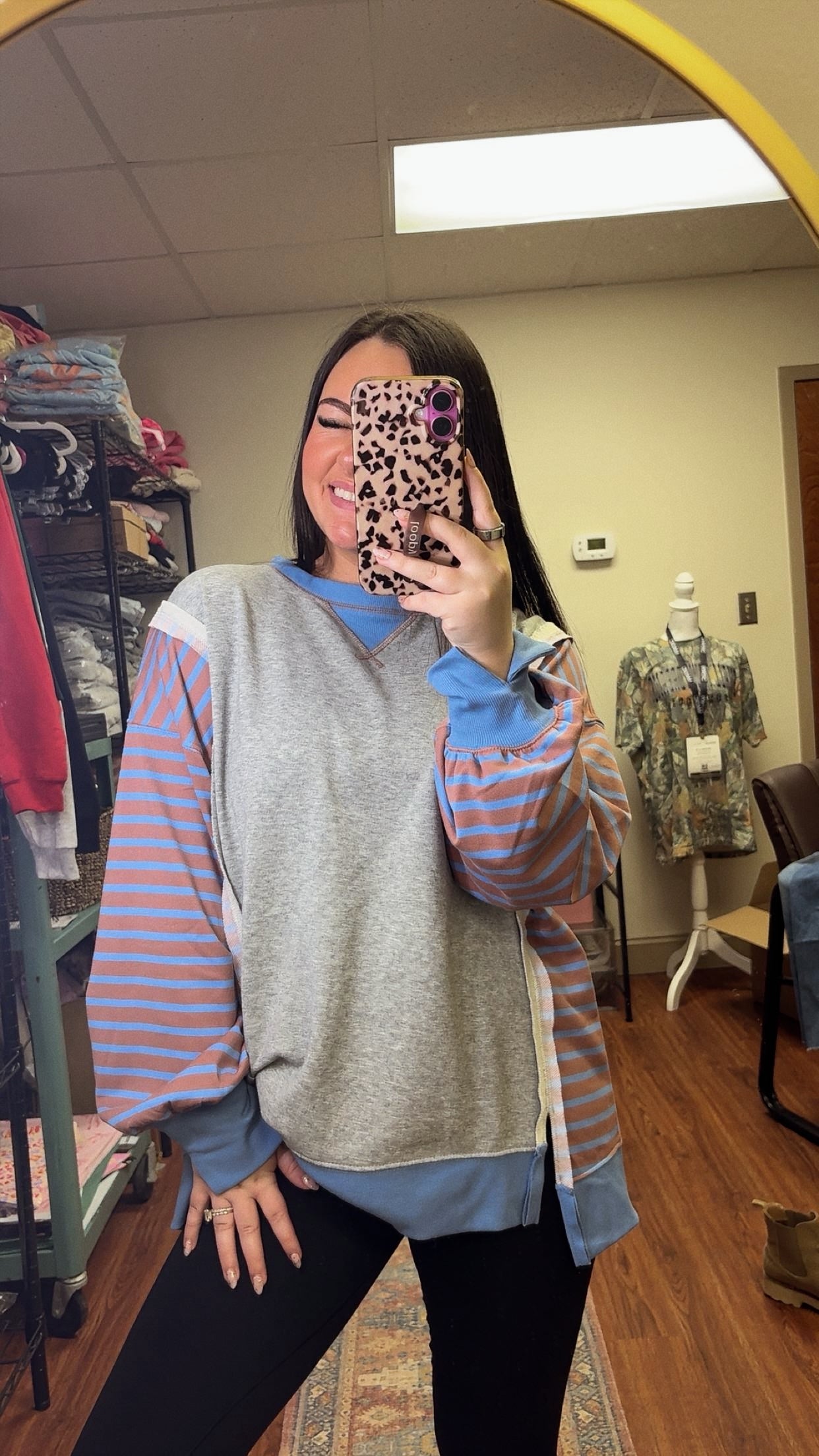 Spring Whisper Stripe Pullover