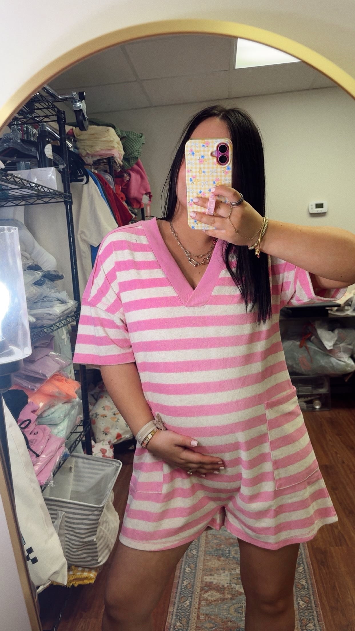 Strawberry Cream Romper