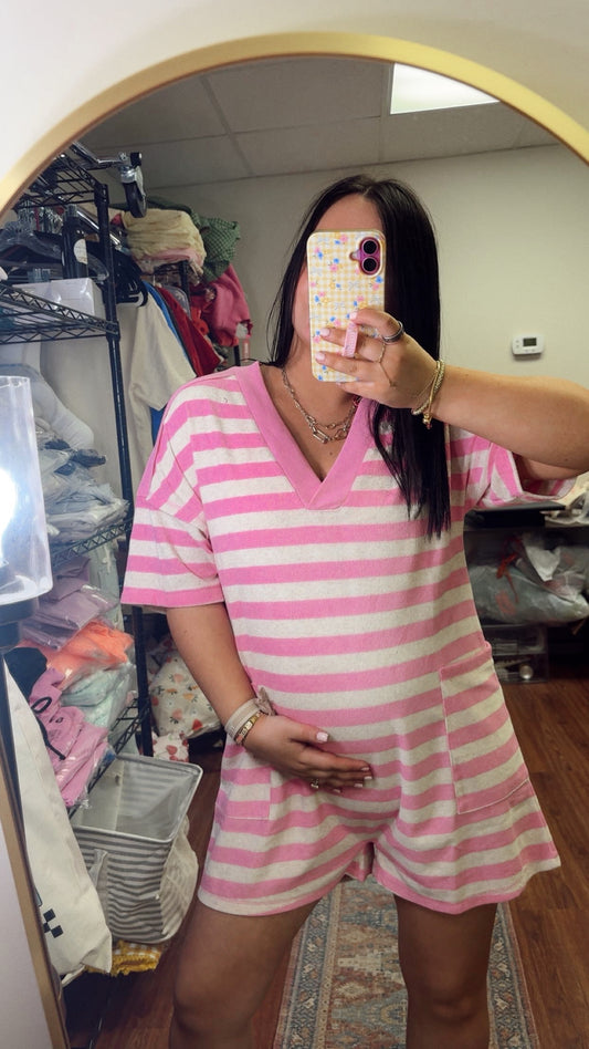 Strawberry Cream Romper
