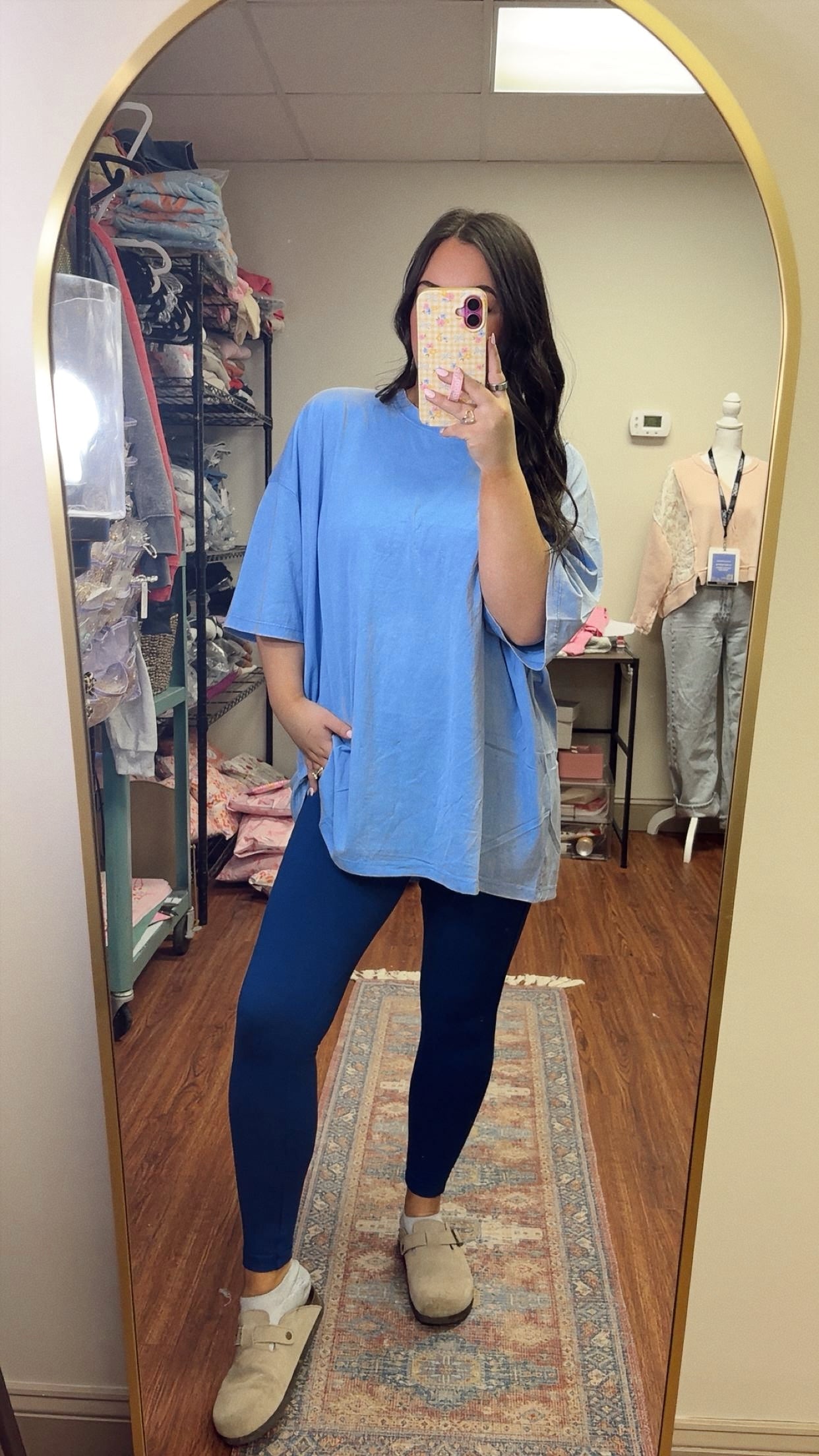 The Necessity Oversized Tee- Blue