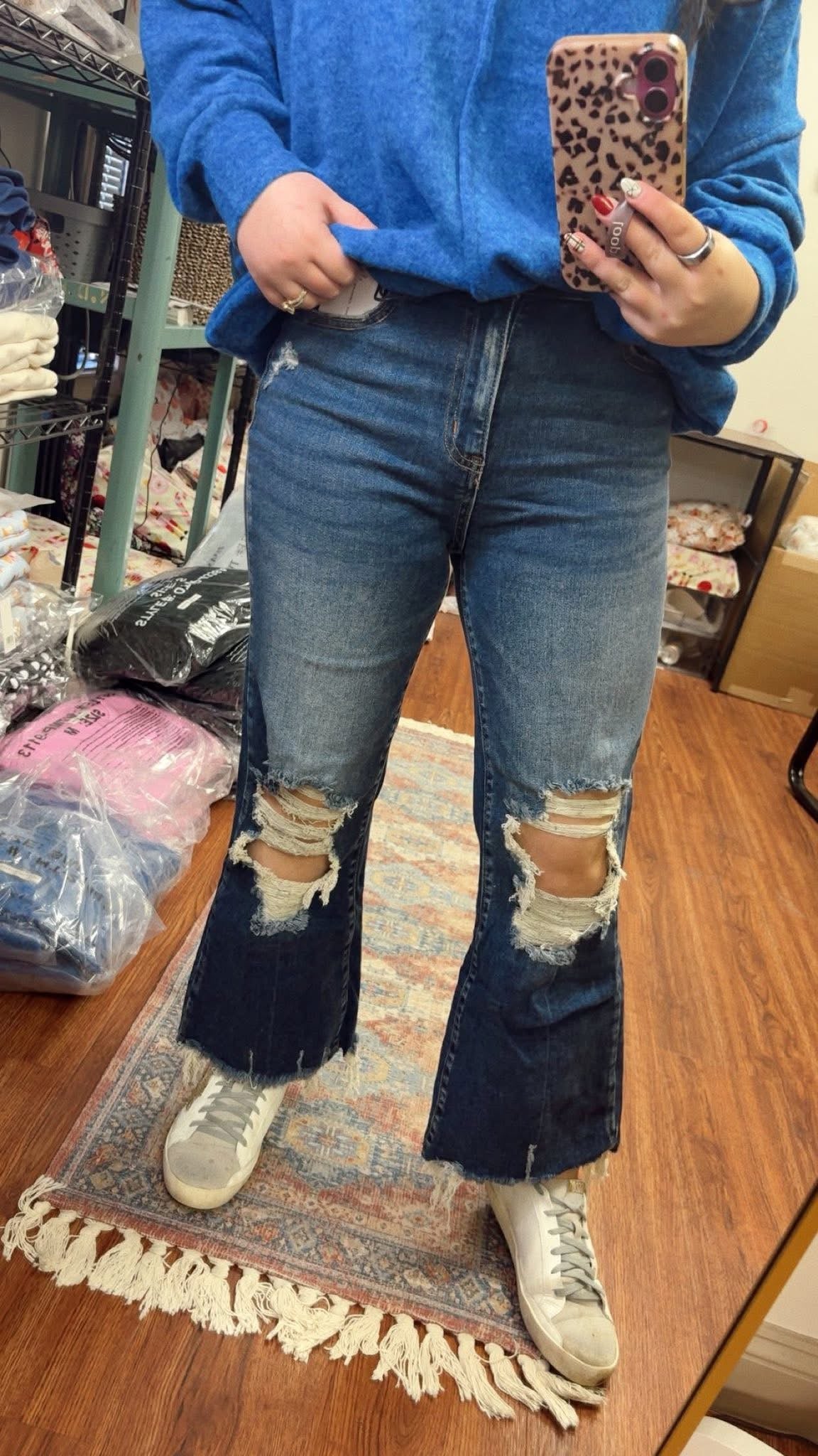 The Crop Club Jeans
