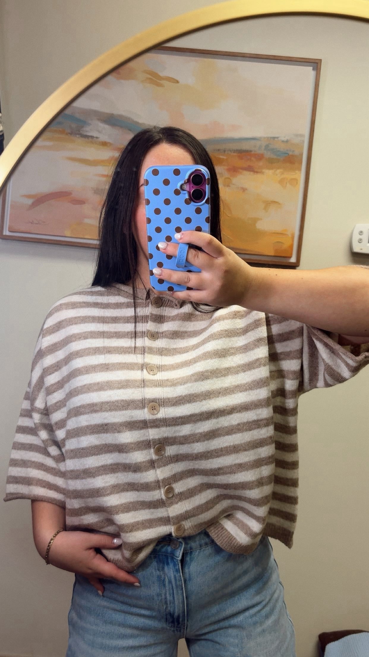 Brown Sugar Stripe Sweater