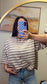 Brown Sugar Stripe Sweater