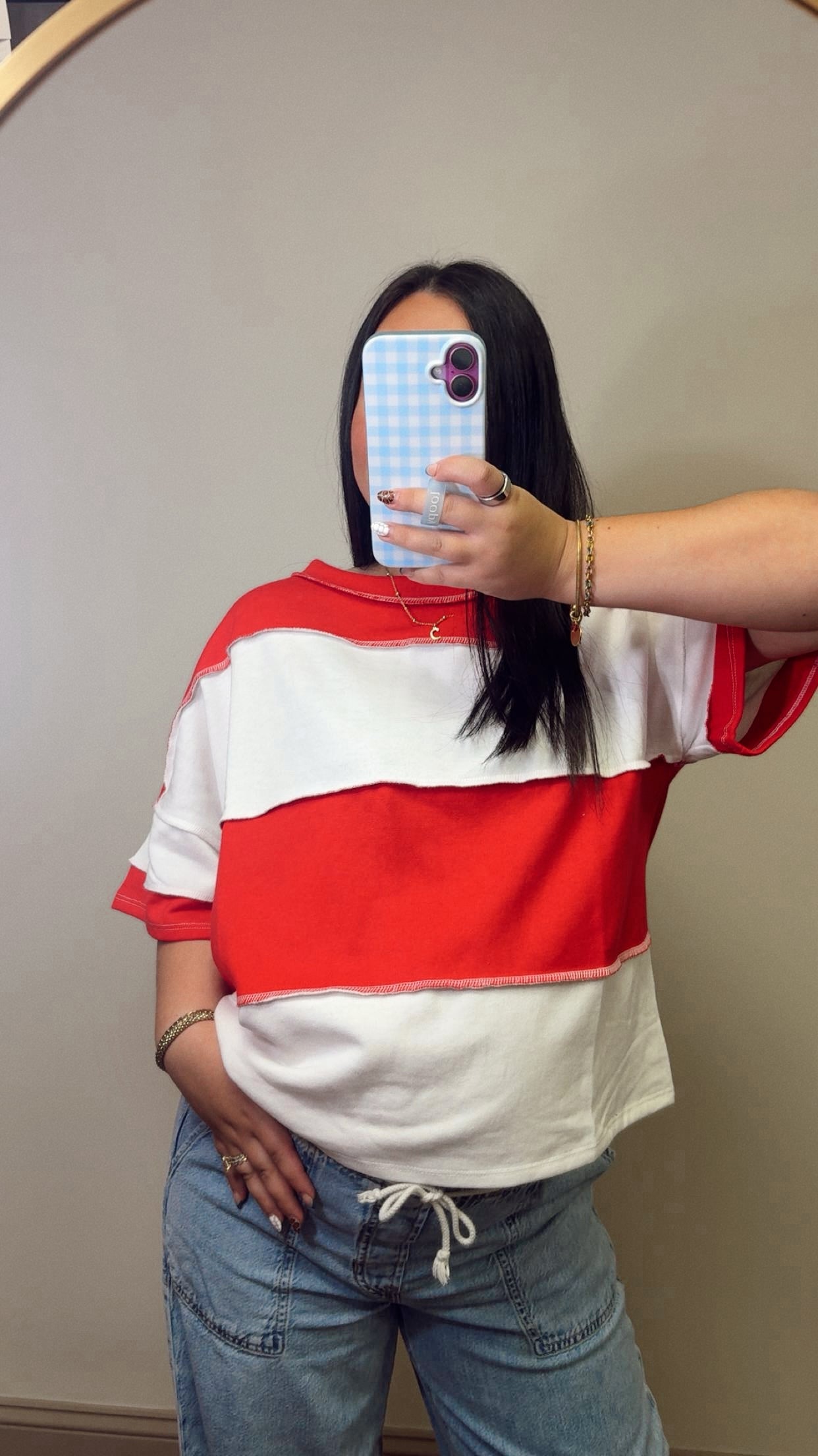 Sparkle And Stripes Tee