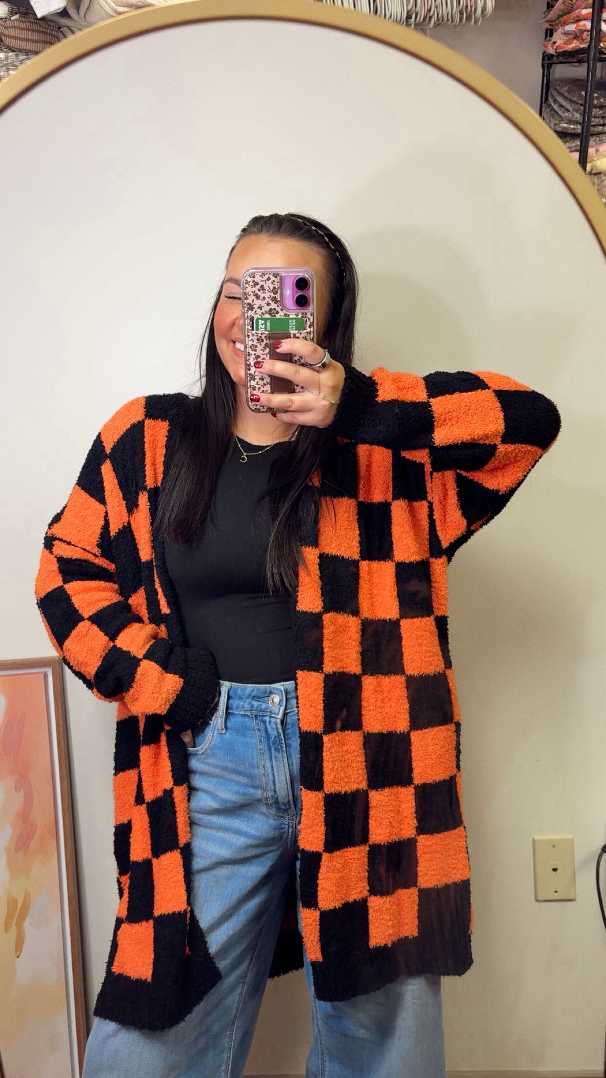 Cloud Cardigan - Checker