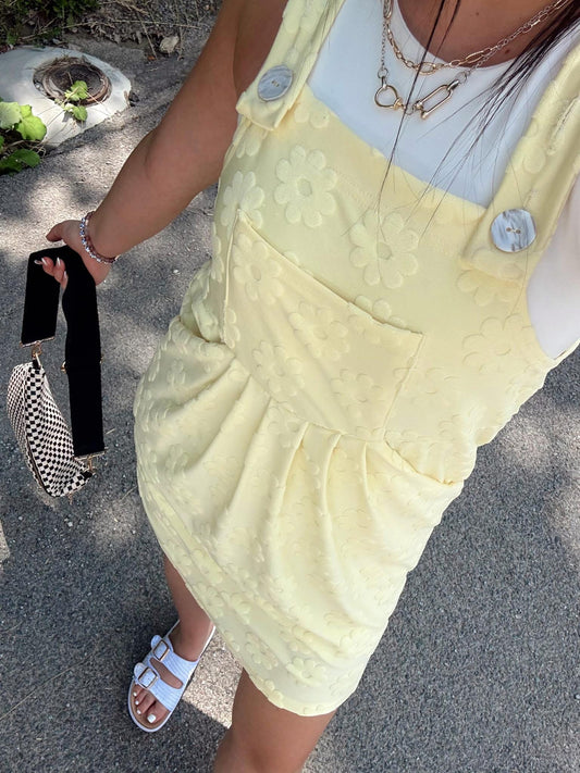 Sunshine And Daises Dress- Yellow