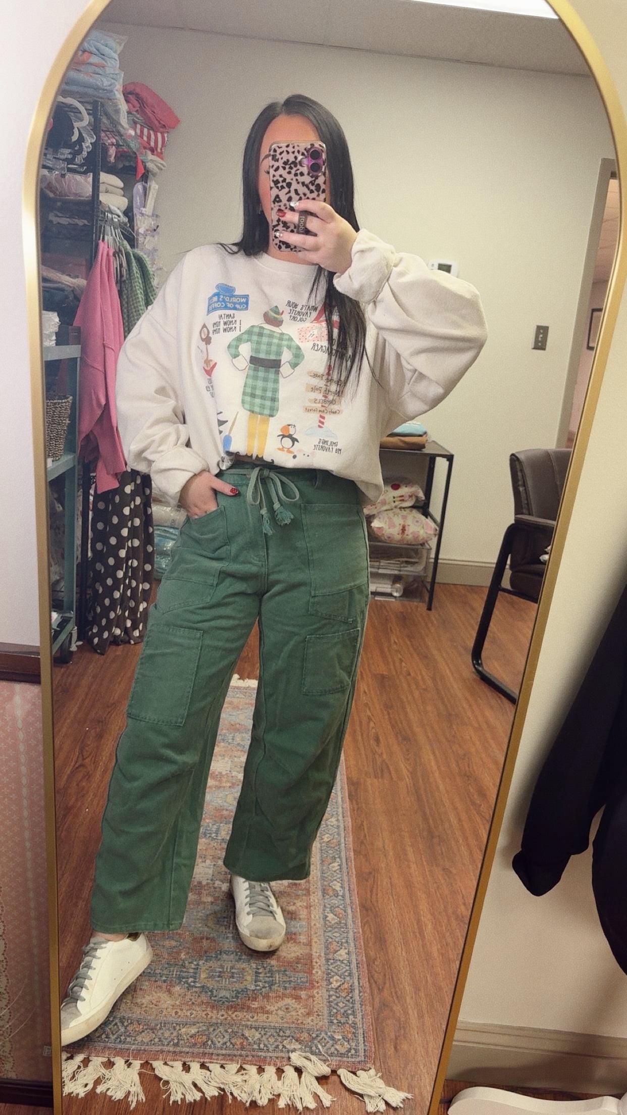 Evergreen Barrel Jeans