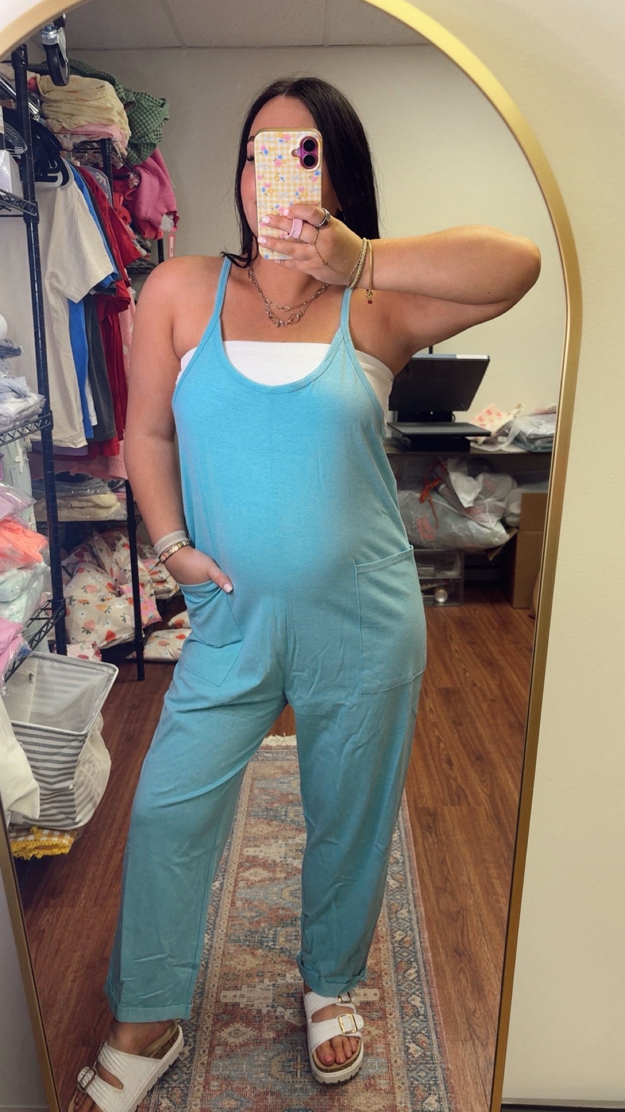 Everyday Jumpsuit - Heather Teal