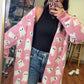 Cloud Cardigan- Pink Ghost
