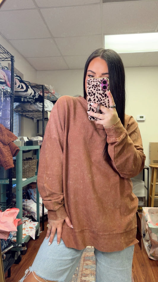 Campfire Beauty Corded Crewneck