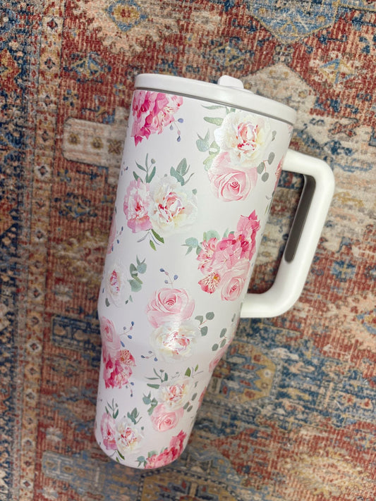 Floral Blooms 40oz Tumbler