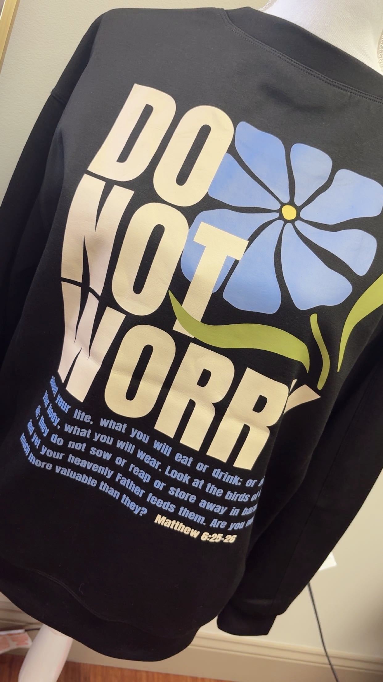 Matthew 6:25 Scuba Crewneck