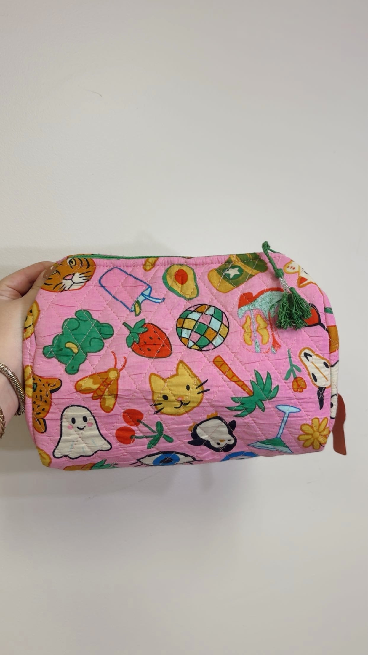 Hand Quilted Cosmetic Bags