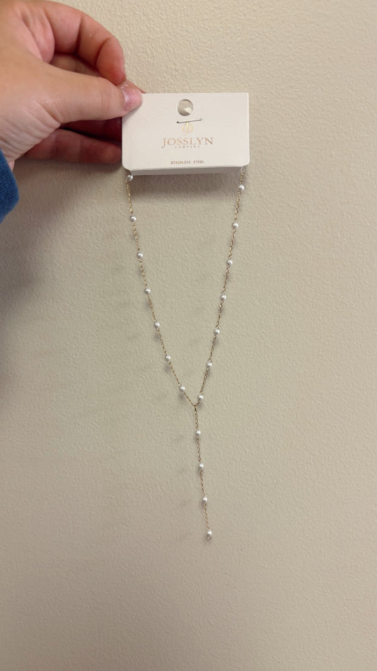 Pearl Dangle Necklace
