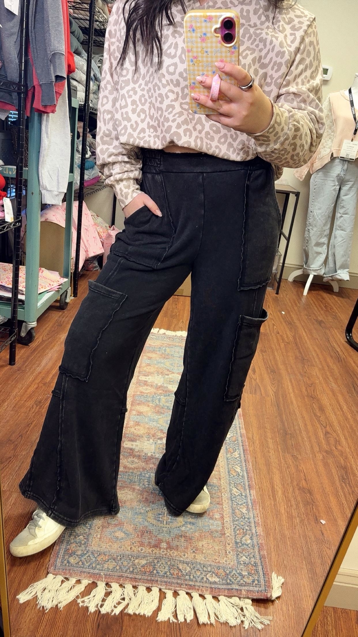 Comfort Is Key Sweatpants- Black