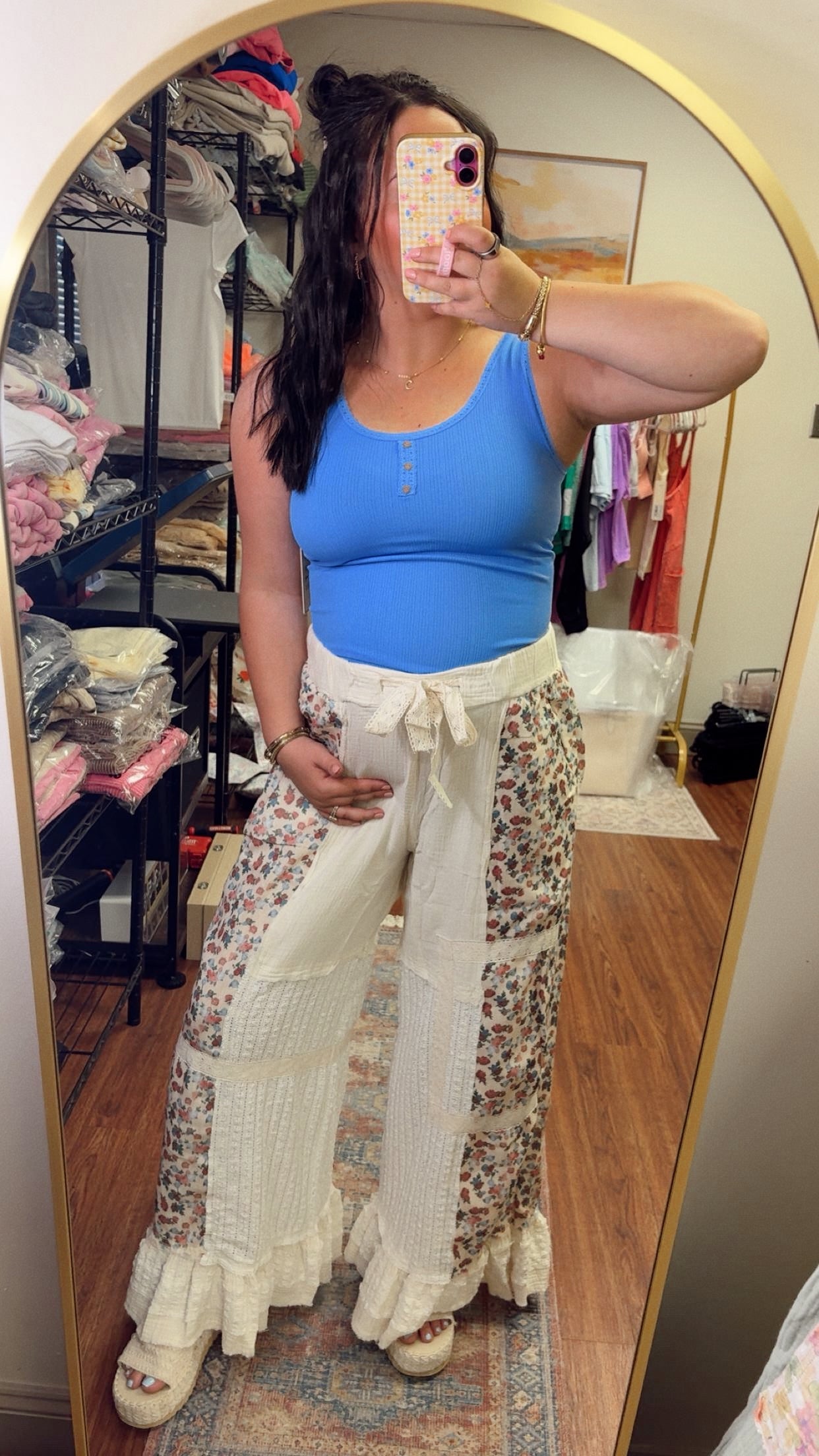 Berry Blossom POL Pants