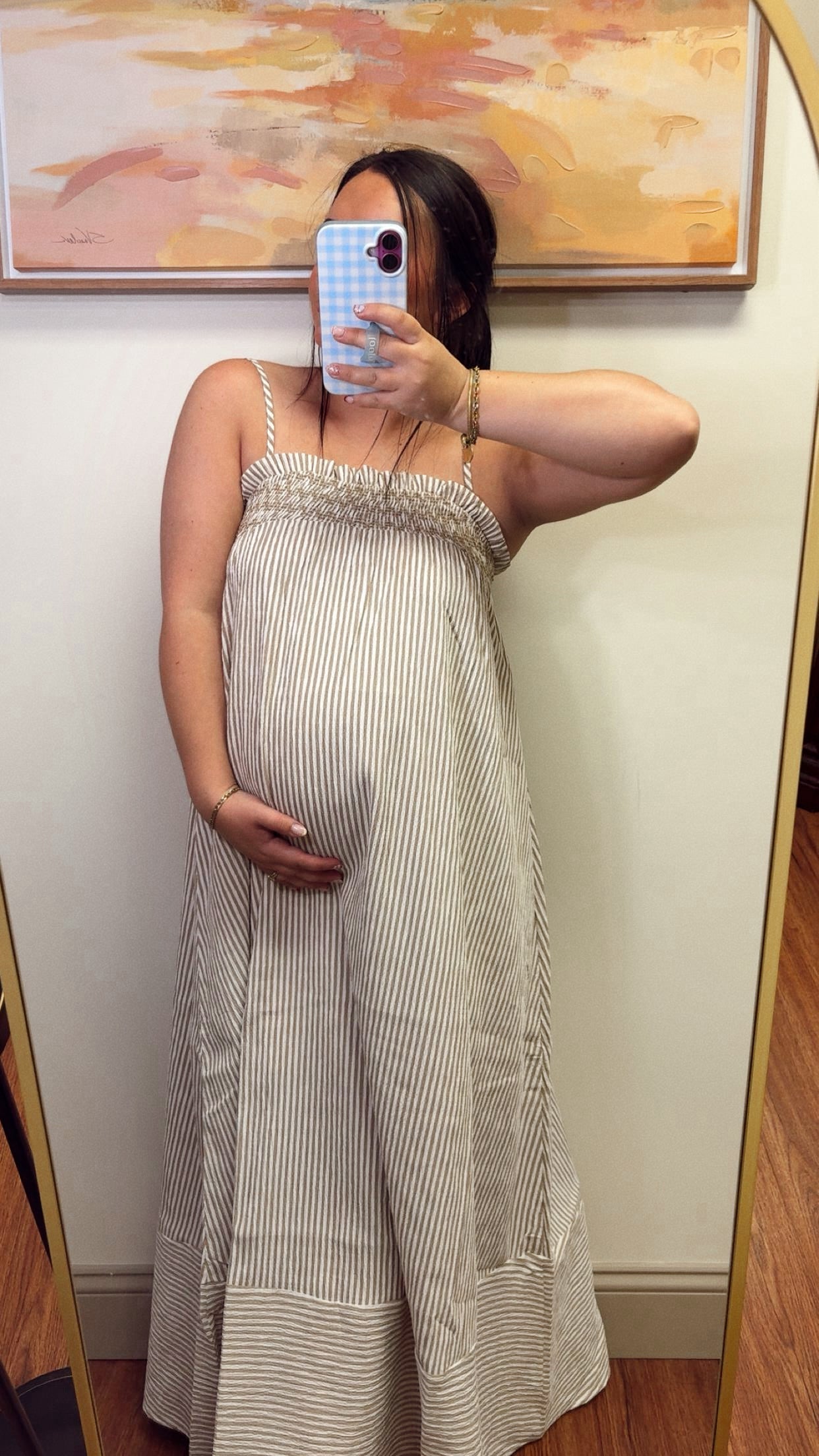 Sandy Toes Stripe Dress