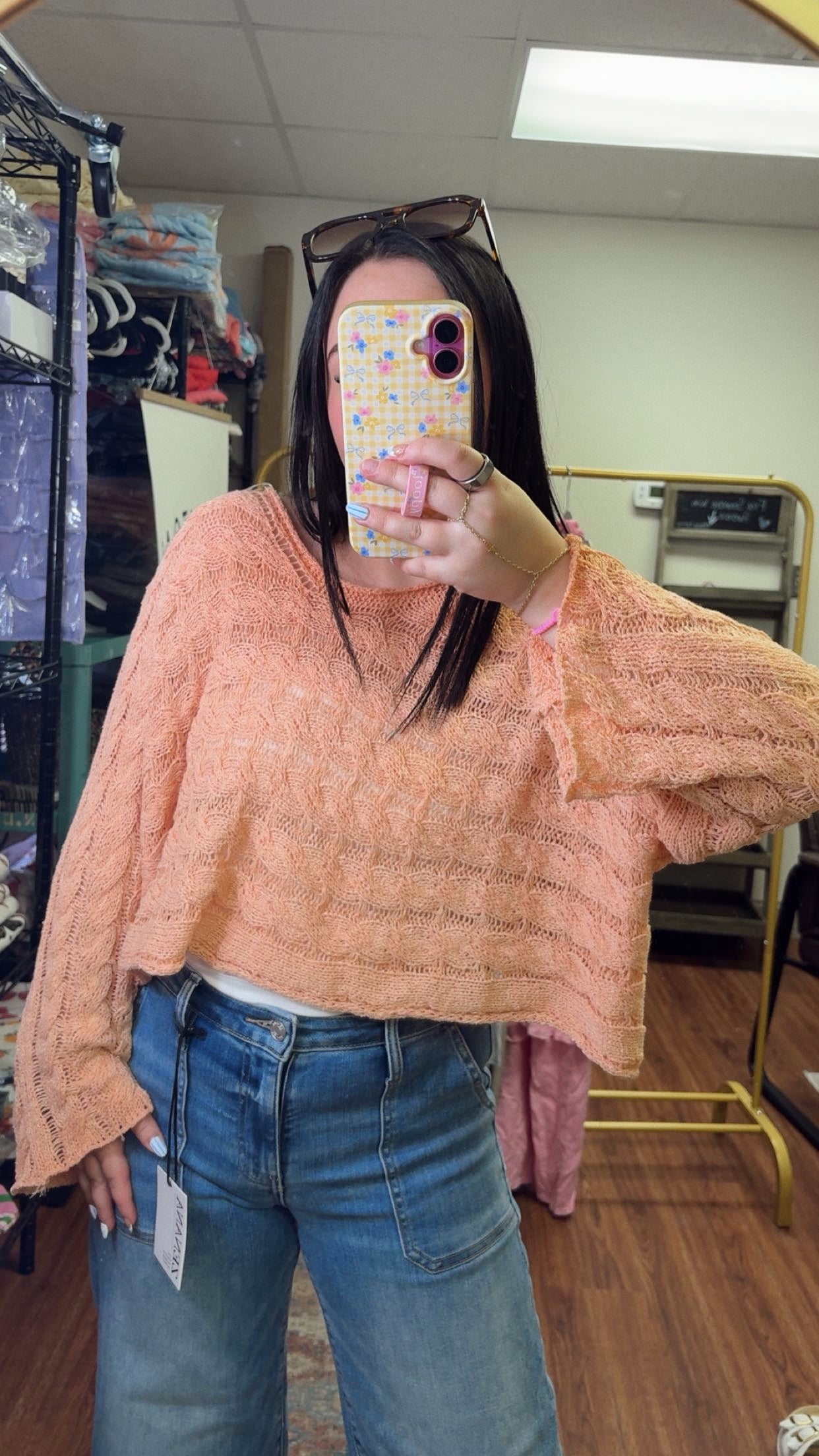 Apricot POL Sweater