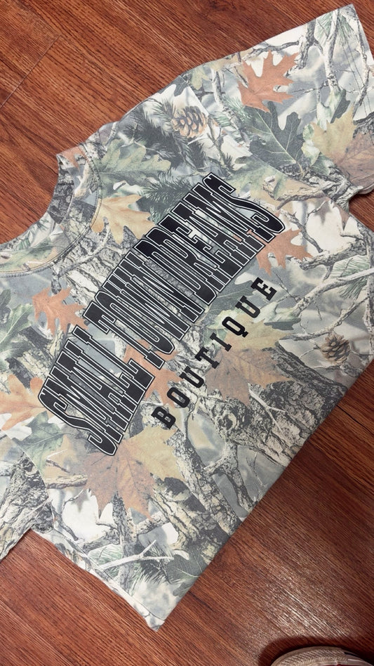 Small Town Dreams Camo Tee