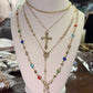 Layered Boho Cross Necklace