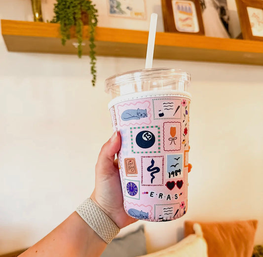 Drink Sleeve- Medium Eras Patchwork