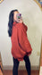 Fall Necessity Oversized Sweater - Rust