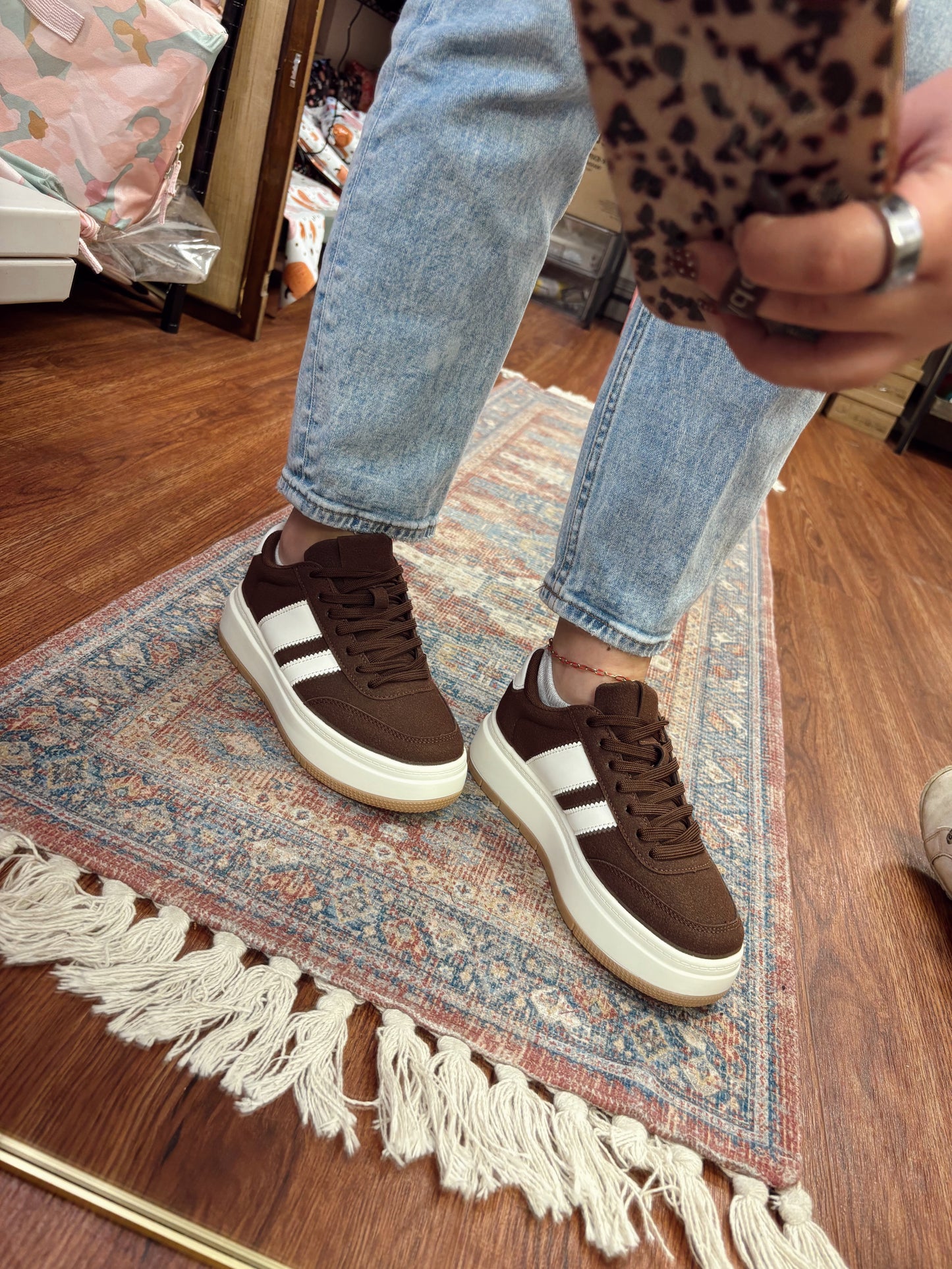 Chocolate Brown Sneakers