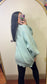 Fall Necessity Oversized Sweater - Sea Angel
